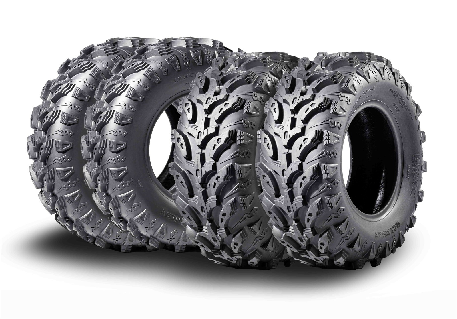 MCKINLEY UTV ATV Tires 25X8-12 & 25X10-12 6 Ply Full Set Super Mud Offroad X611 MCKINLEY UTV ATV Tires 25X8-12 & 25X10-12 6 Ply Full Set Super Mud Offroad X611