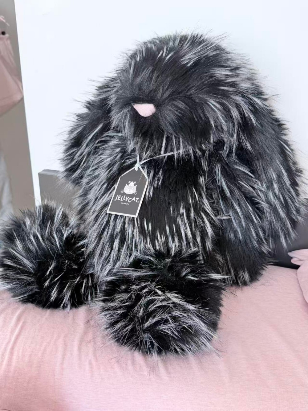 Jellycat Inkli Bunny (Black) Large Plush Toys for Cozy Bedtime Cuddles Jellycat Inkli Bunny (Black) Large Plush Toys for Cozy Bedtime Cuddles