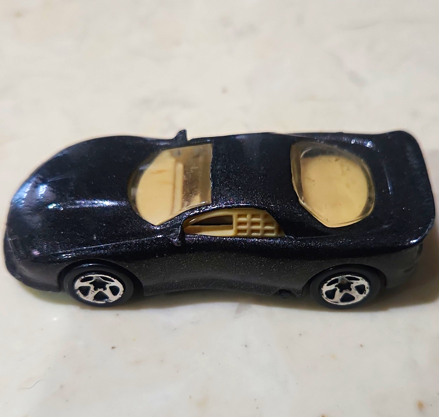 Hot Wheels 1:64 Diecast Car Black w/ Tinted Windows, 1992 Vintage