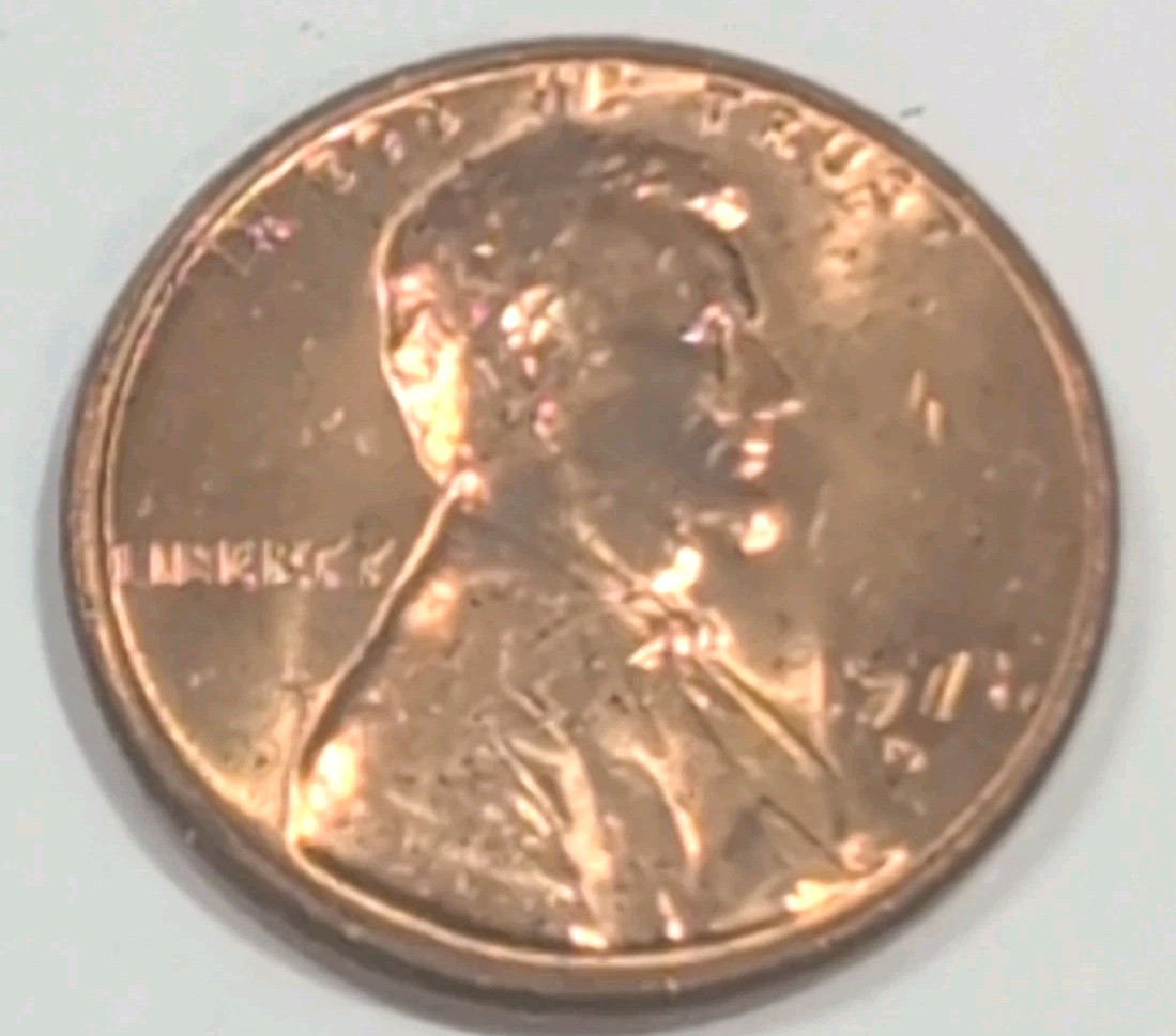 1971 D Lincoln Memorial Penny 1 Cent Coin Vintage BU Red Lot 993 B 1971 D Lincoln Memorial Penny 1 Cent Coin Vintage BU Red Lot 993 B