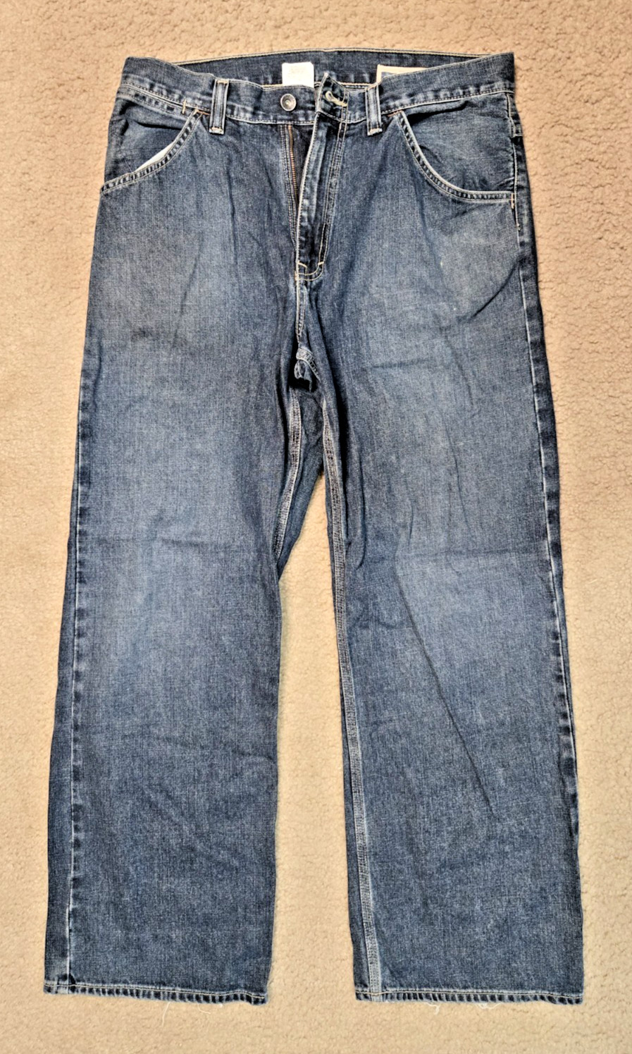 Vintage GAP Worker Jeans Men\'s 32x30 Blue Cotton Denim Skate FREE US SHIPPING