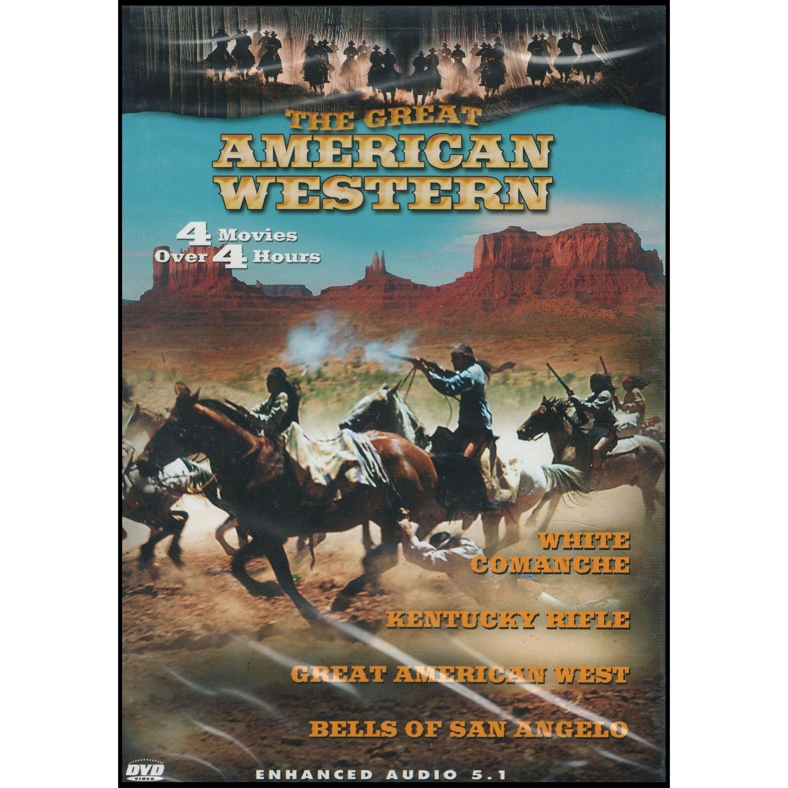 The Great American Western: 4 Movies - White Comanche, Great American West, Kent