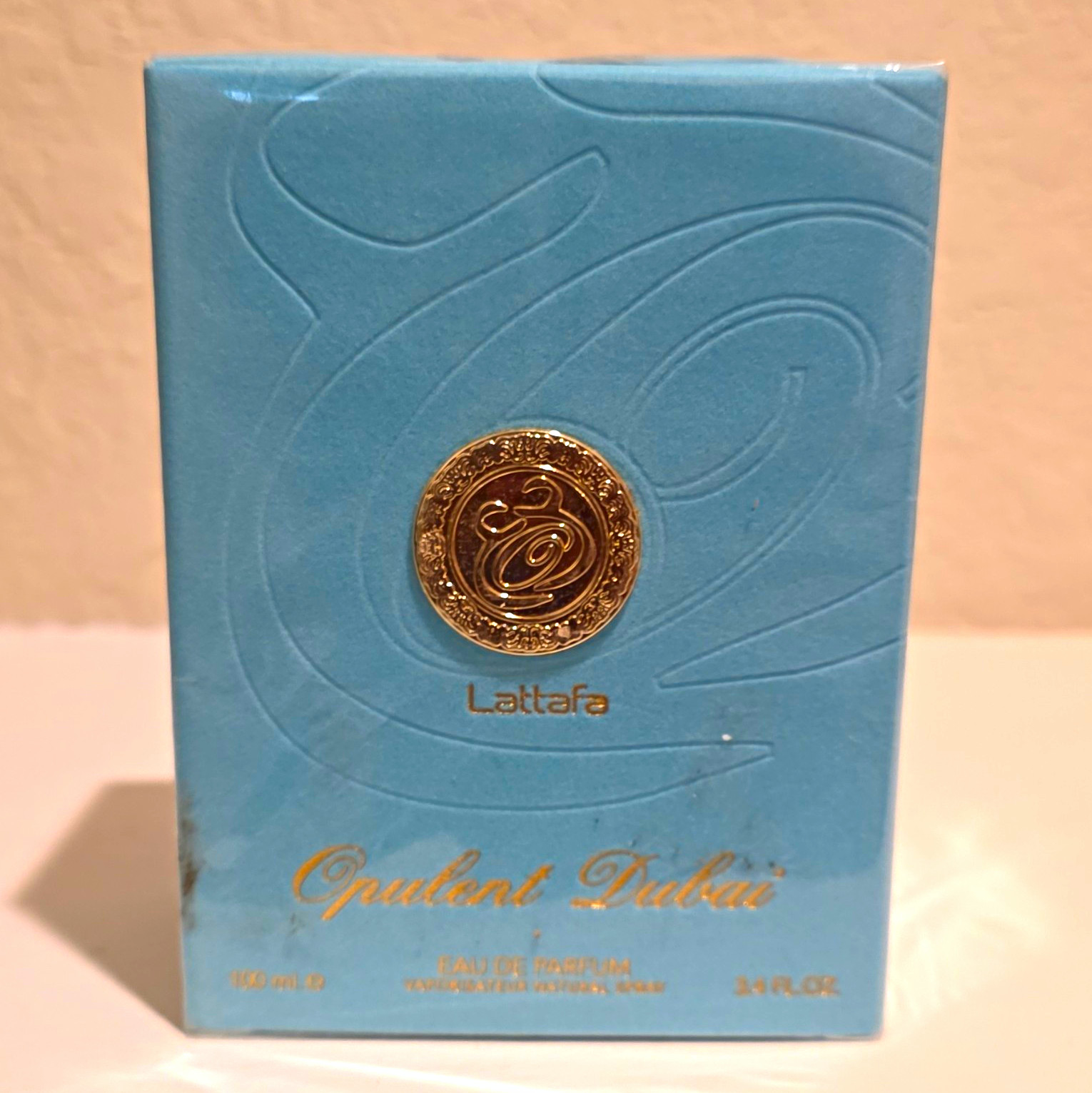 Lattafa Opulent Dubai Eau de Parfum Spray, 3.4 fl oz Regular Size
