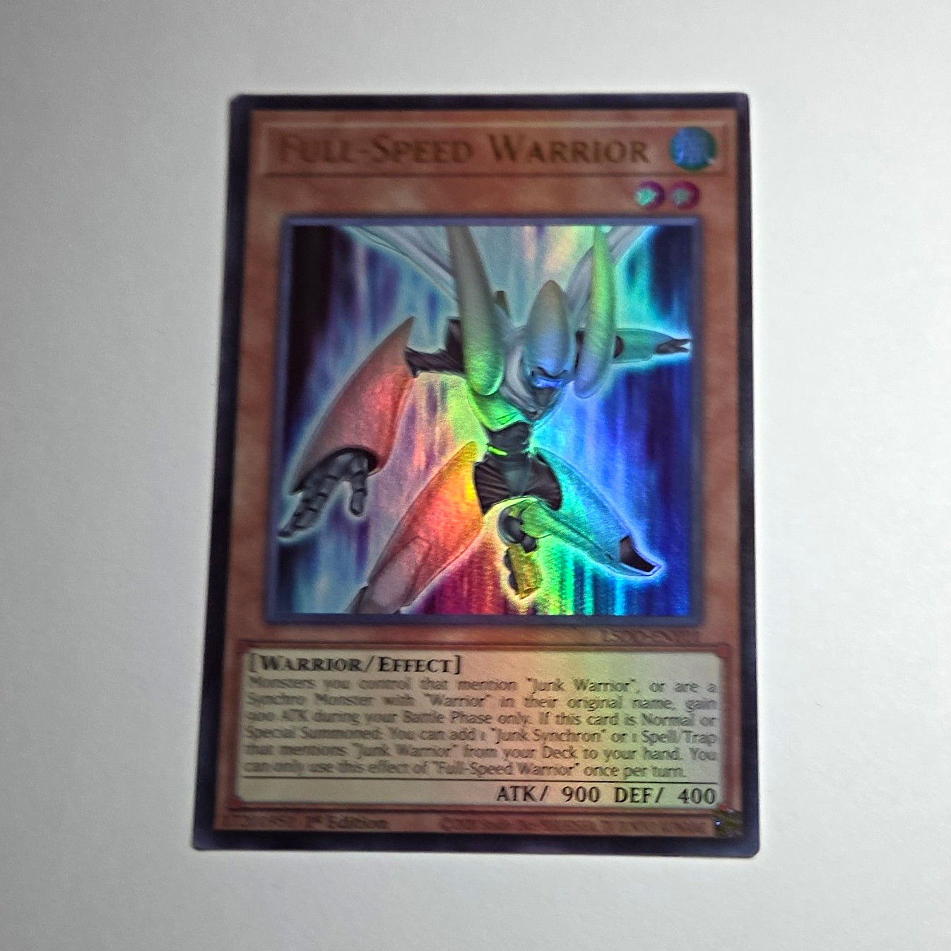 Konami Full-Speed Warrior L5DD-ENY01 Legendary 5D's Decks 1st Ed Holo EN Ultra