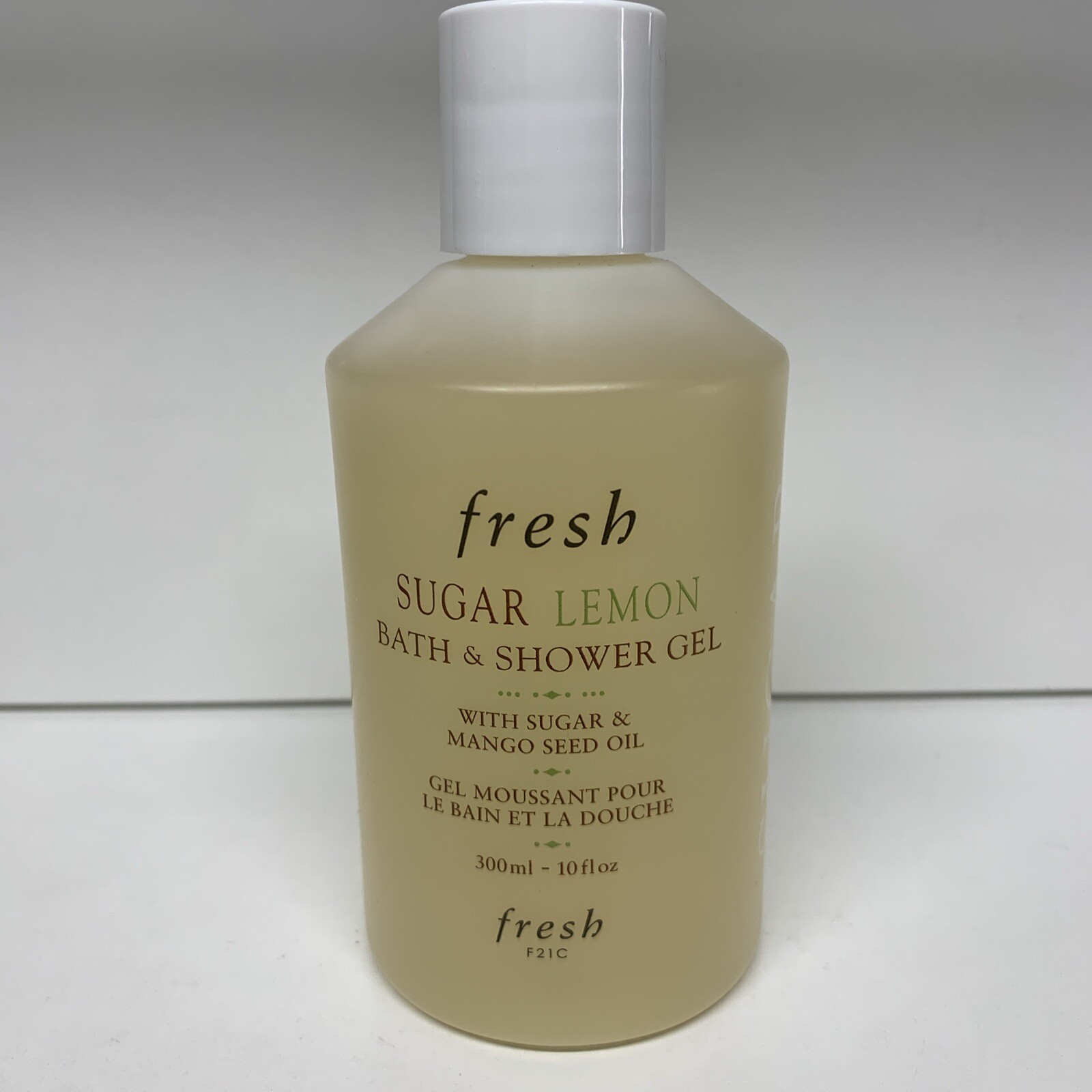 FRESH SUGAR LEMON BATH & SHOWER GEL WITH SUGAR & MONGO SEED OIL 10oz / 300ml