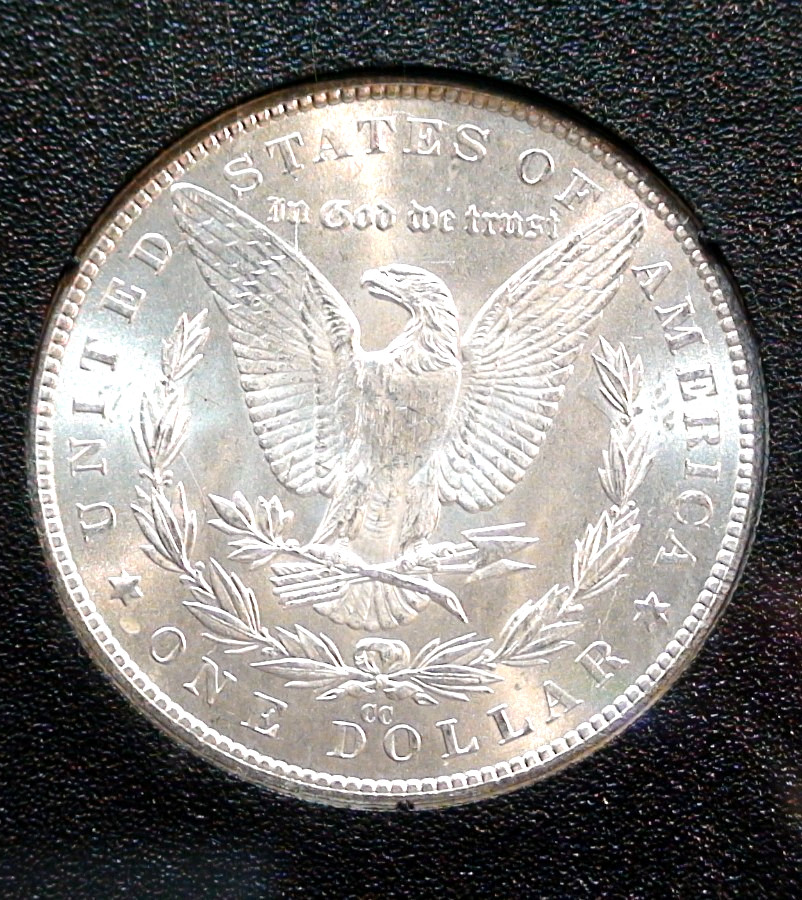 1882 NGC MS63 GSA HOARD CARSON CITY MORGAN DOLLAR $1 Coin NO BOX & COA