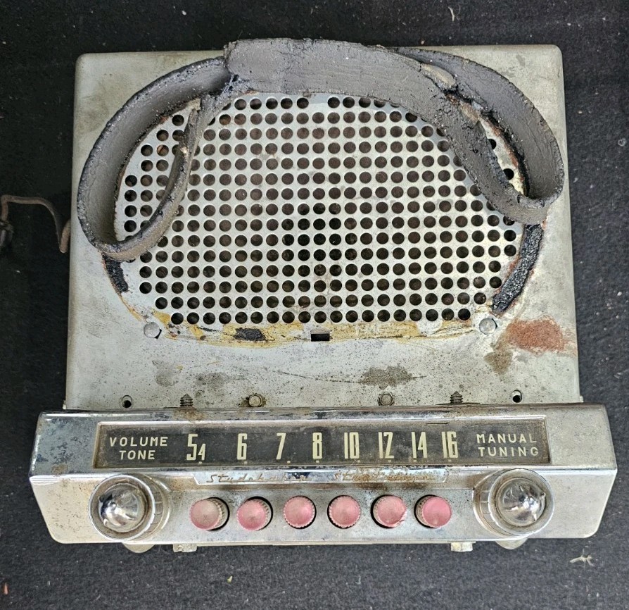 Vintage Studebaker Radio Circa 1950 Car Fm Am Radio 