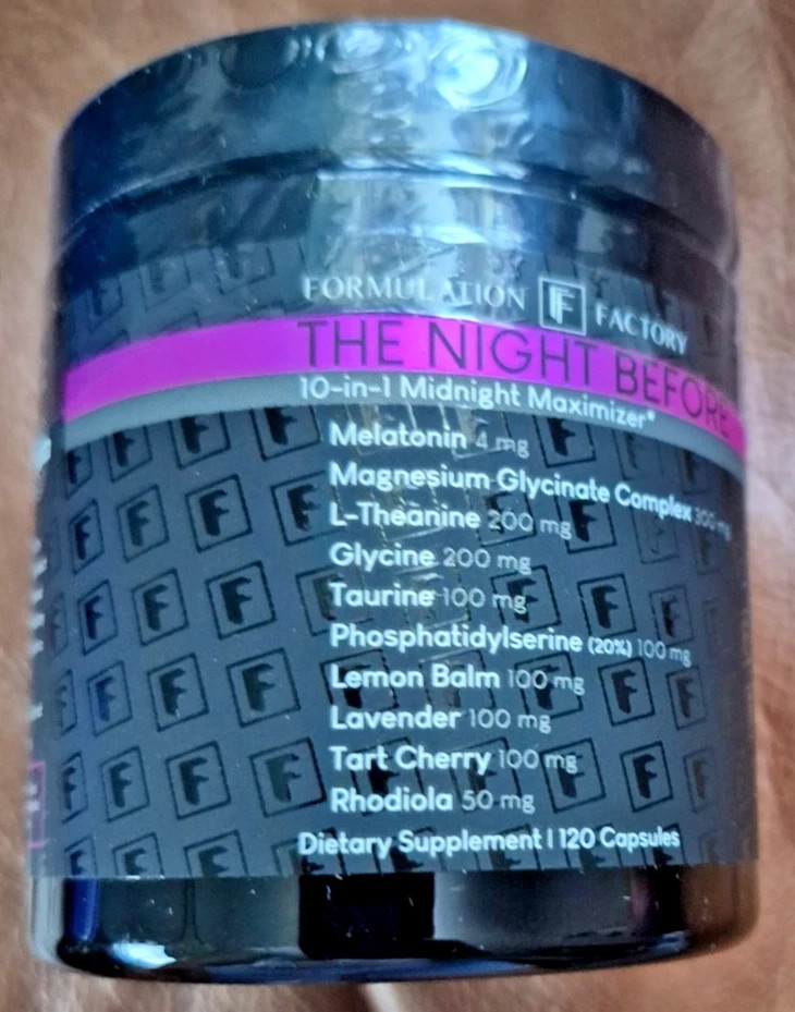 Formulation Factory 10-in-1 Natural Sleep Supplement 120 Caps Exp 03/2028 New Formulation Factory 10-in-1 Natural Sleep Supplement 120 Caps Exp 03/2028 New