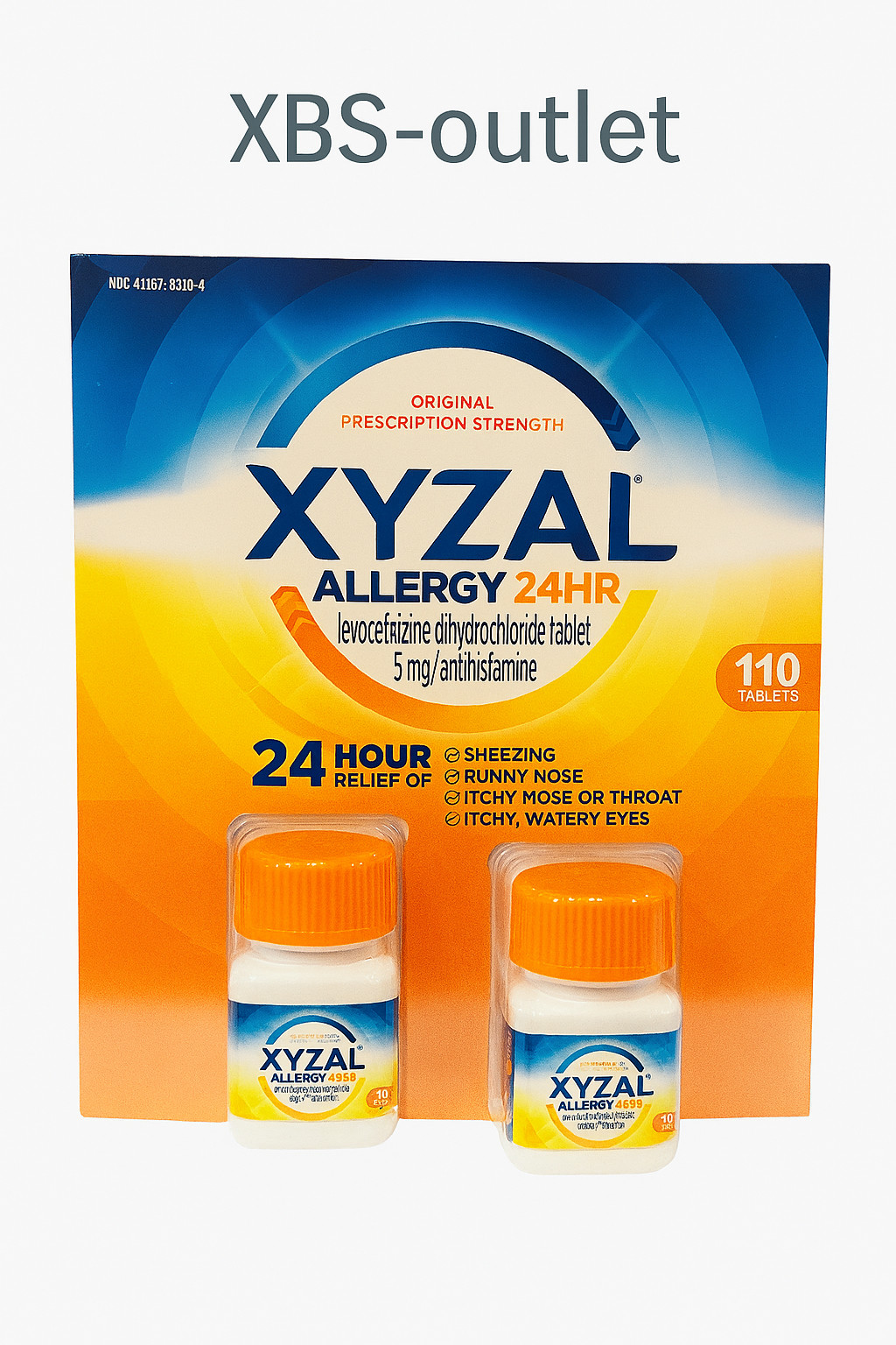 XYZAL Allergy Treatment Antihistamine Tablet, 5mg - 110 Count (2 Pack) XYZAL Allergy Treatment Antihistamine Tablet, 5mg - 110 Count (2 Pack)