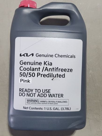 Genuine Kia Pink Coolant Antifre UM020-CH263