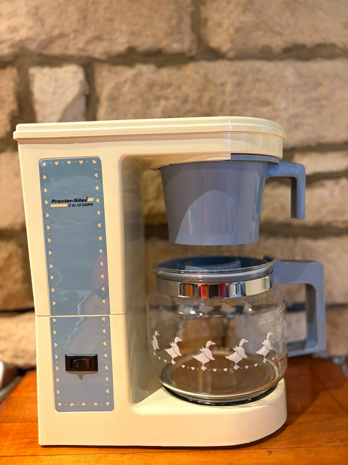Vintage Proctor-Silex Coffee Maker - Marmalade Geese Country Ribbon Vintage Proctor-Silex Coffee Maker - Marmalade Geese Country Ribbon