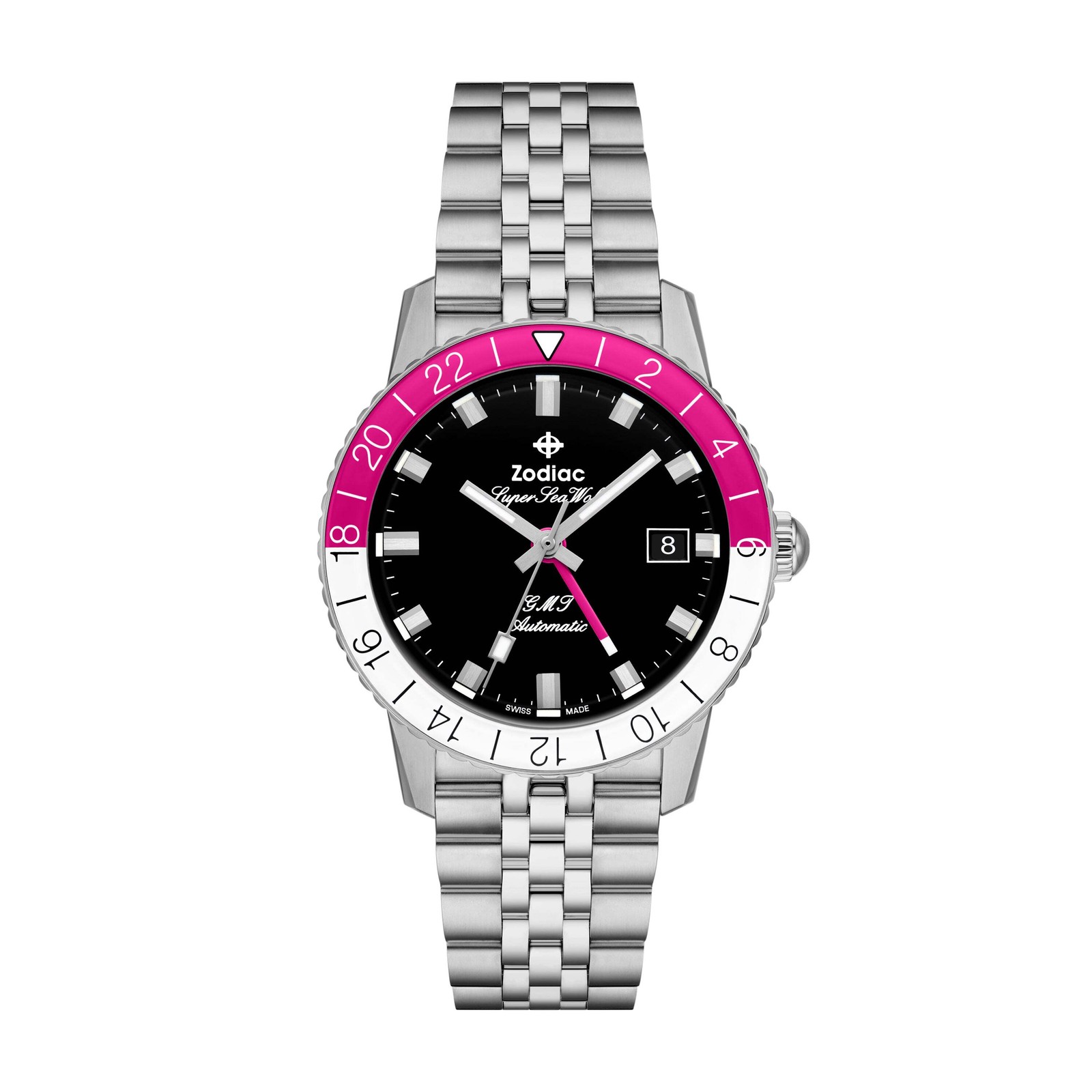 Super Sea Wolf GMT Automatic | Black Dial Wristwatch ZO9416