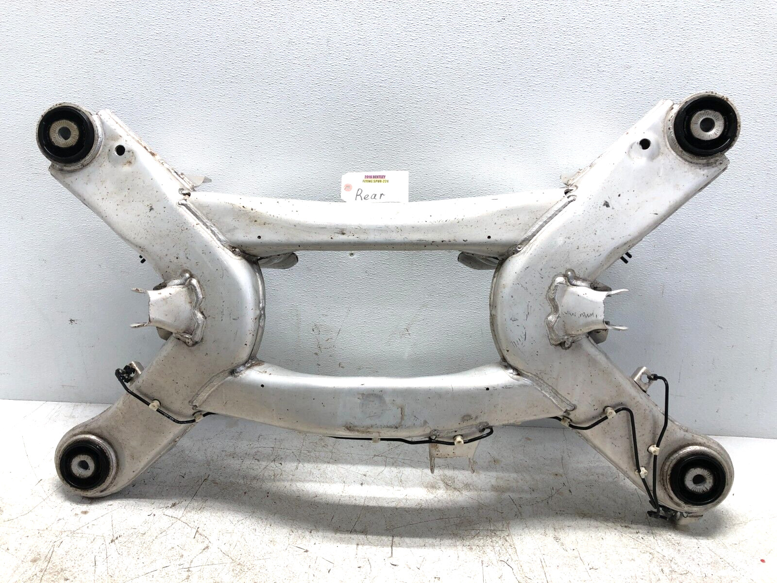2014-2018 BENTLEY FLYING SPUR AWD REAR SUSPENSION SUBFRAME CROSSMEMBER OEM.