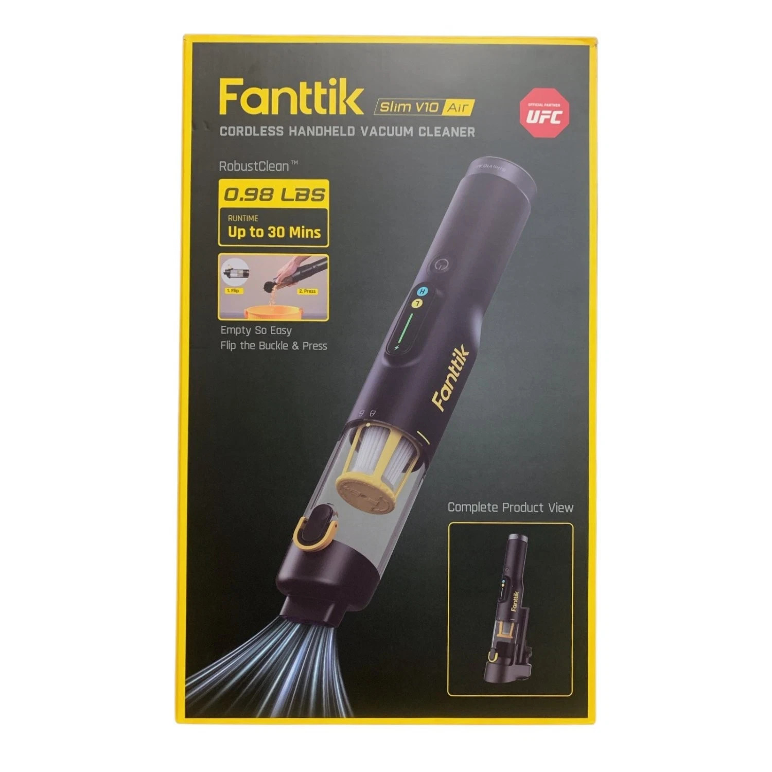 Fanttik Slim V10 Air Cordless Handheld Vacuum Cleaner New Sealed