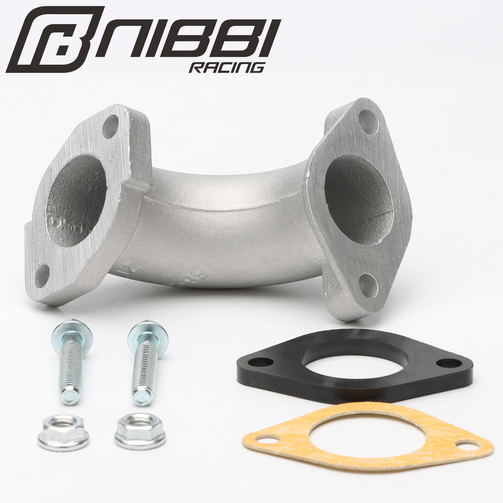 NIBBI 45/48mm Intake Manifold Pipe 110cc 125cc 160cc Dirt Pit Bike Go Kart ATV