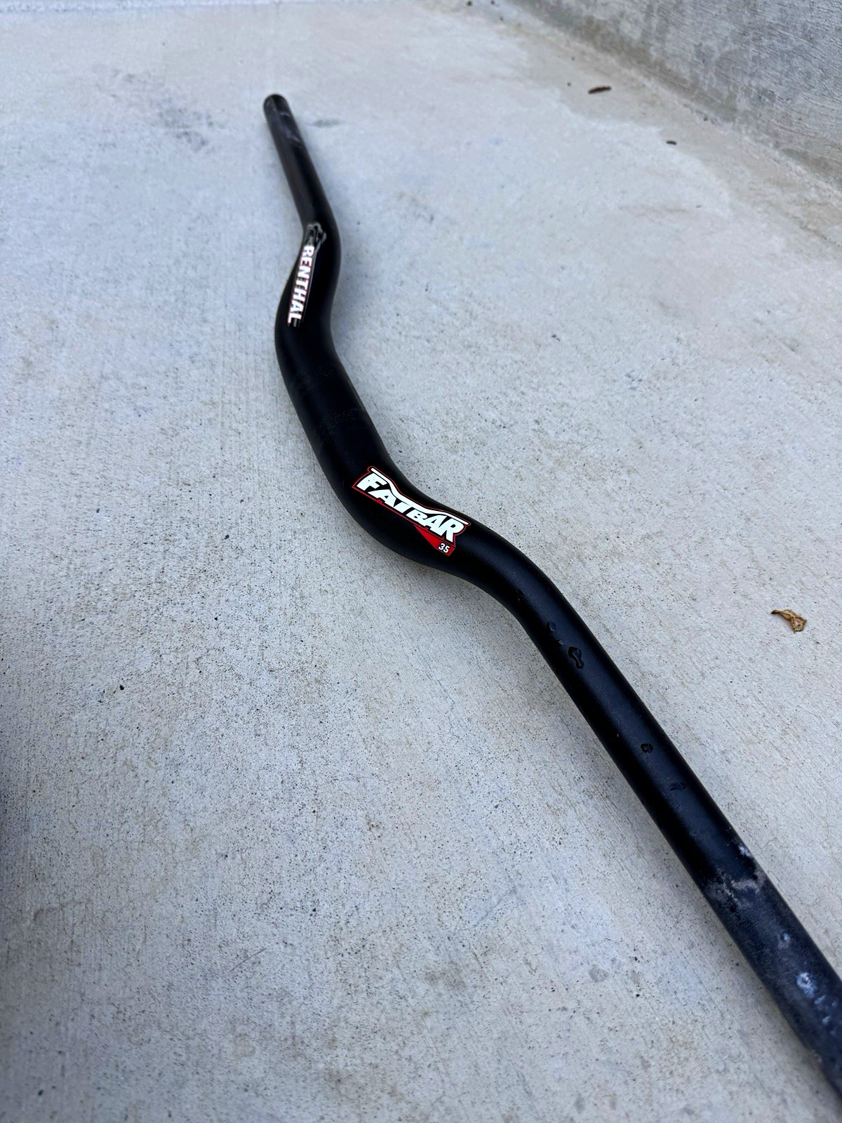 Renthal Fatbar 35 35mm Riser MTB Handlebar Aluminum Black M159 Renthal Fatbar 35 35mm Riser MTB Handlebar Aluminum Black M159