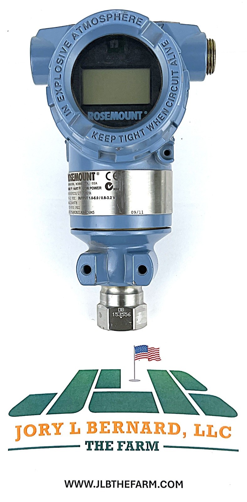 ROSEMOUNT, 3051TG4M2B21AB4C6M5, 1/2