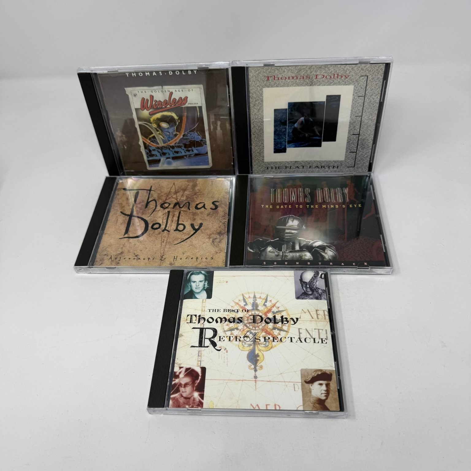 Thomas Dolby - Golden Age, Flat Earth, Astronauts, Mind\'s Eye, Retro (5 CD Lot)