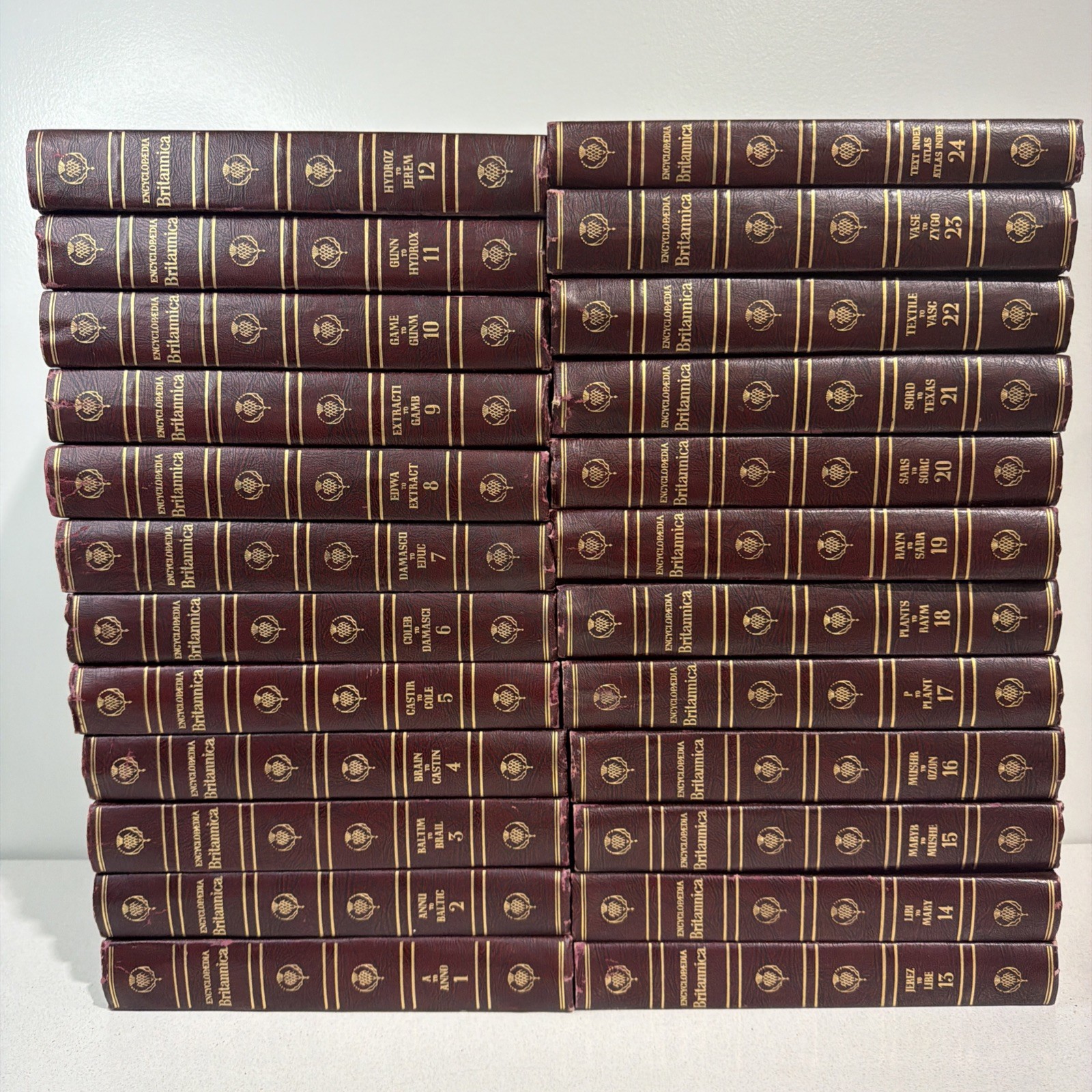 The Encyclopedia Britannica Complete Set 24 Hardcover Volumes 1959