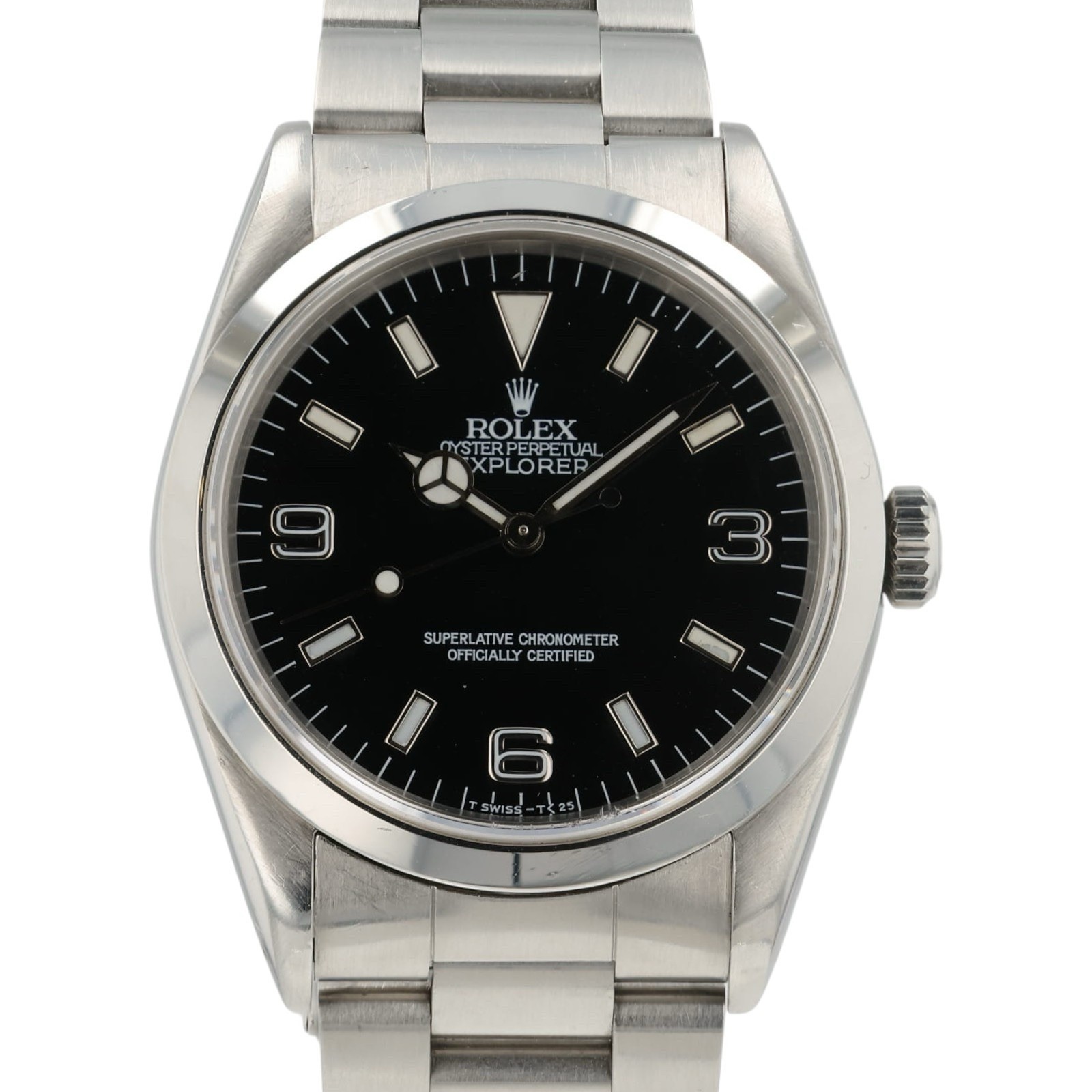 Rolex Explorer Black Dial Stainless Steel 36mm Automatic Men’s Watch 14270