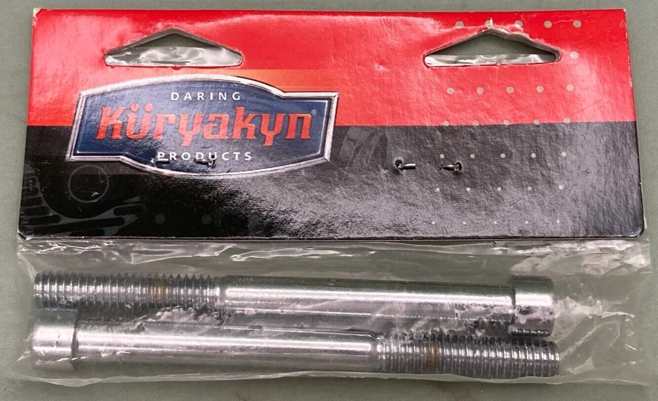 KURYAKYN 8066 CHROME BOLT SET FOR LARGE ISO, DUALLY FOOTPEGS 5/16-18 X 3.55 KURYAKYN 8066 CHROME BOLT SET FOR LARGE ISO, DUALLY FOOTPEGS 5/16-18 X 3.55
