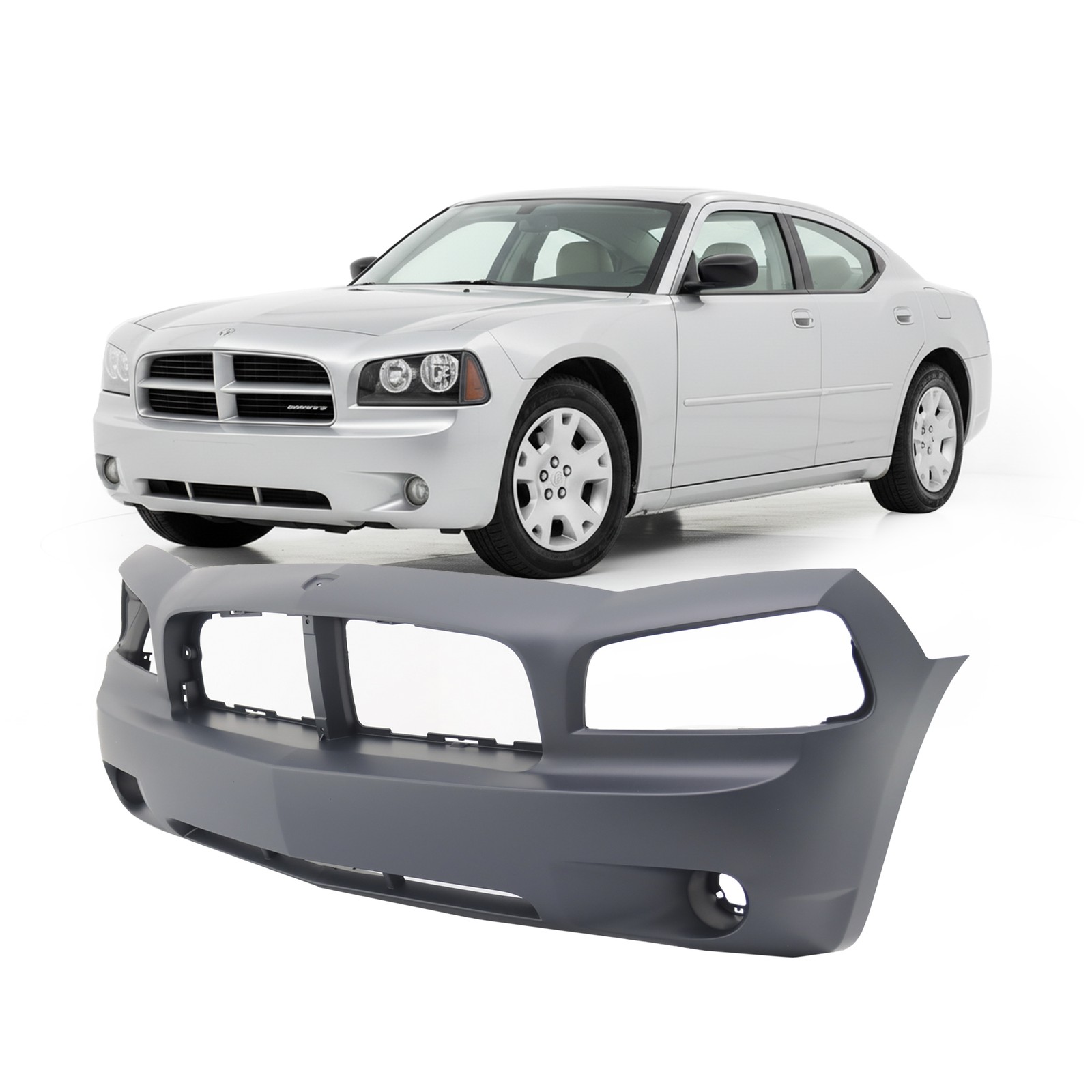 2006-2010 Dodge Charger Sedan SE SXT Front Bumper Cover CH1000461 4806179AE