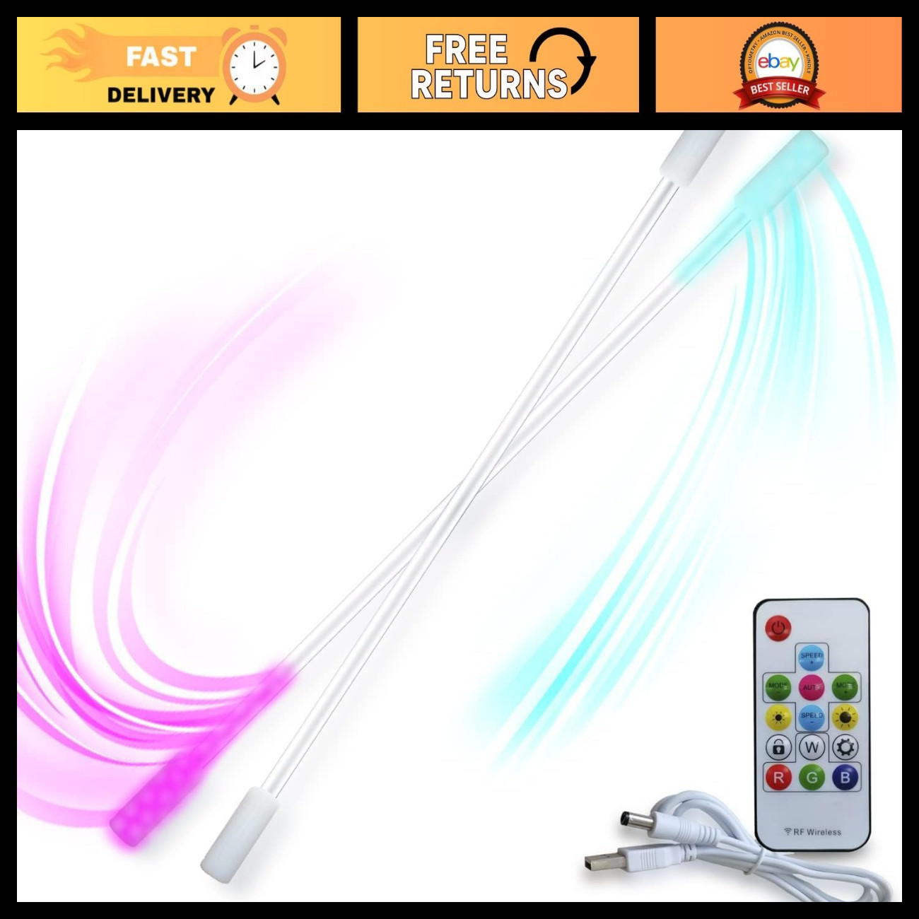 LED Juggling Staff 120cm (47.24\