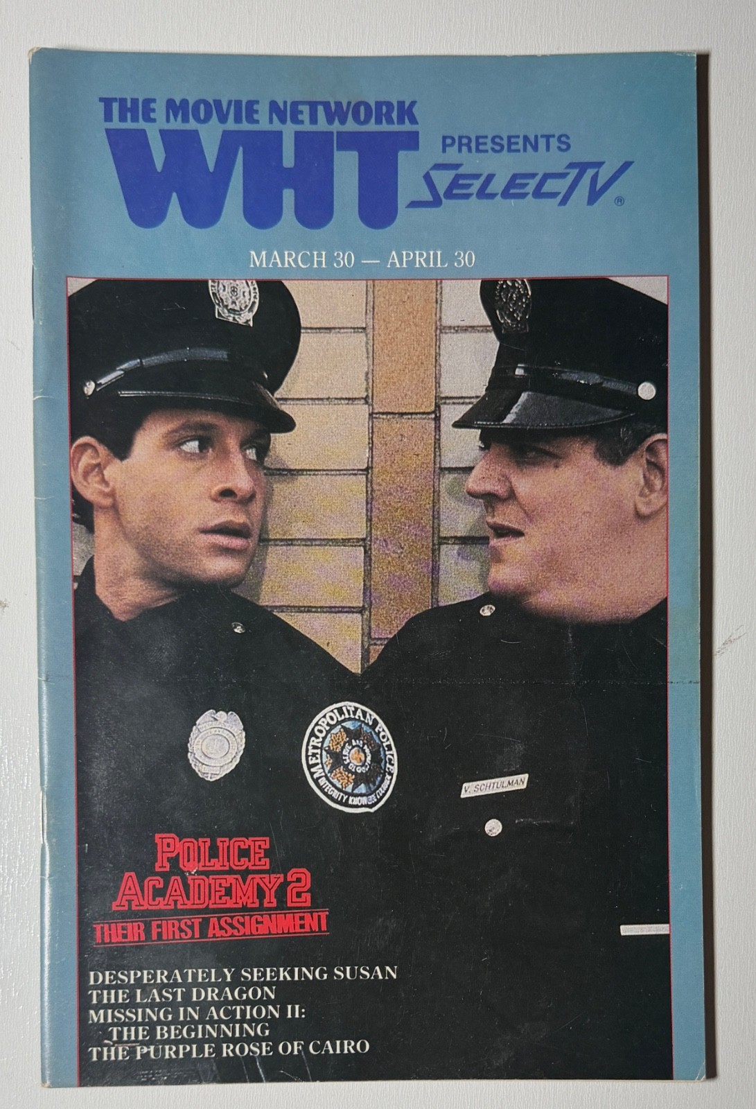 Vintage 1980\'s - Wometco Home Theatre WHT - Movie Network TV Guides