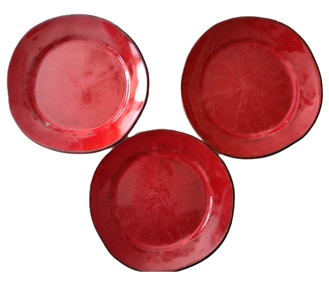 Lot 3 Crate & Barrel Salad Plate 9\ Lot 3 Crate & Barrel Salad Plate 9\