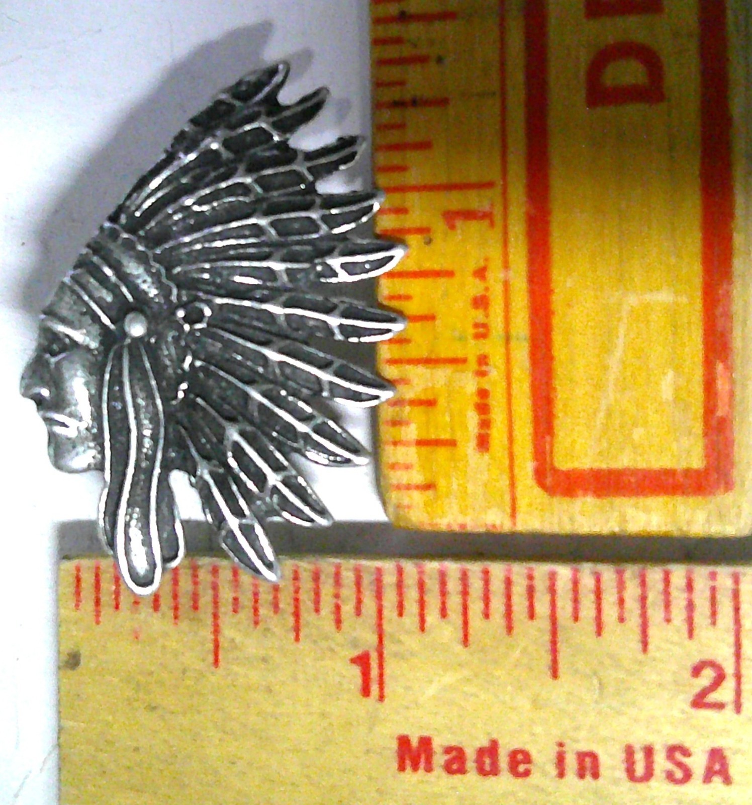 Indian Chief pin vintage Native American collectible old biker vest memorabilia Indian Chief pin vintage Native American collectible old biker vest memorabilia
