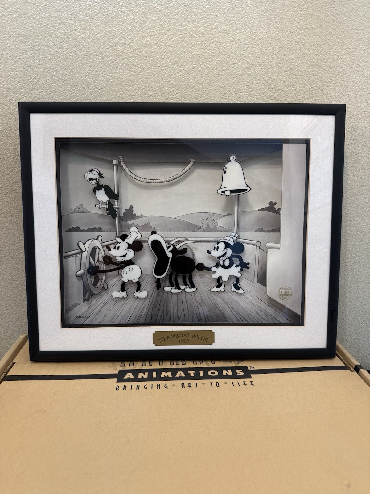 Disney 1998 Wall Art Animated Animations Steamboat Willie 1928 Model DY1SW Disney 1998 Wall Art Animated Animations Steamboat Willie 1928 Model DY1SW