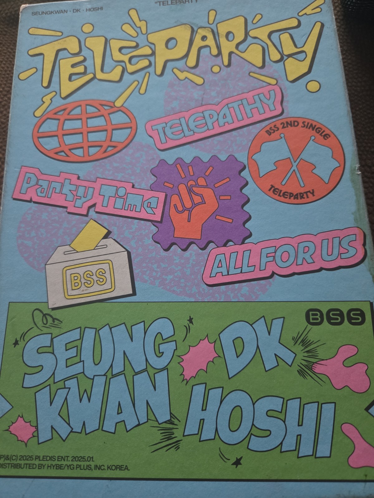 BSS SEVENTEEN Teleparty Album Inclusions Lot - Photobook Mini Books Hoshi Pin