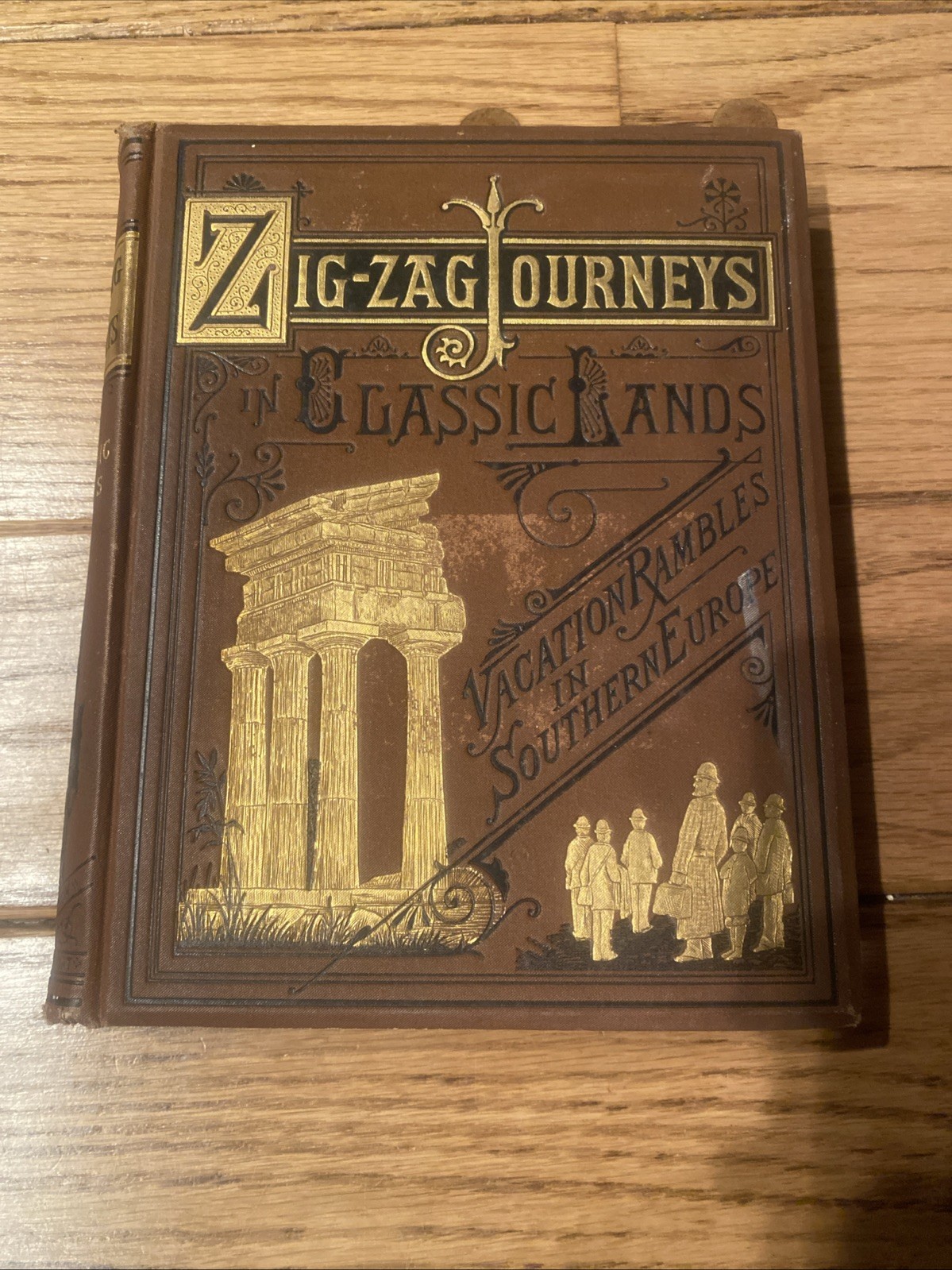 ZIGZAG  JOURNEYS IN CLASSIC LANDS BUTTERWORTH ILLUSTRATED 1882 HC