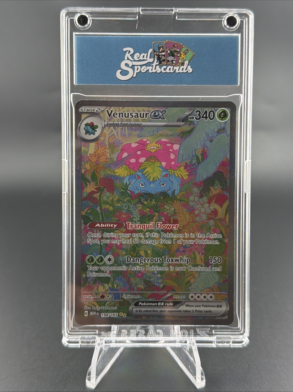 2023 Pokemon SV 151 Venusaur ex #198/165 Full Art SIR Special Illustration Rare