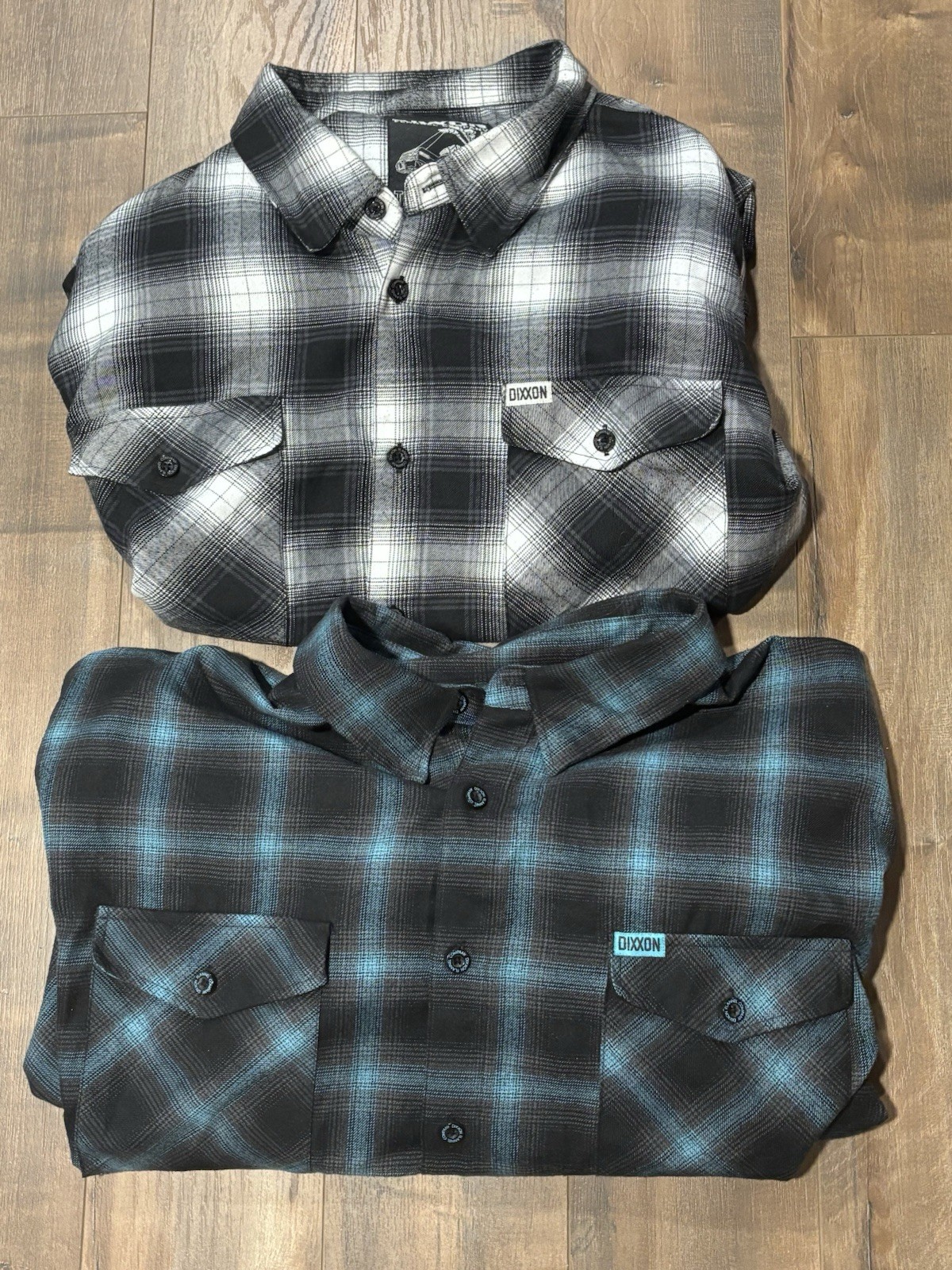 Lot of 2 NWOT Dixxon Diamond Imperial Flannel Shirts 4XL Lot of 2 NWOT Dixxon Diamond Imperial Flannel Shirts 4XL