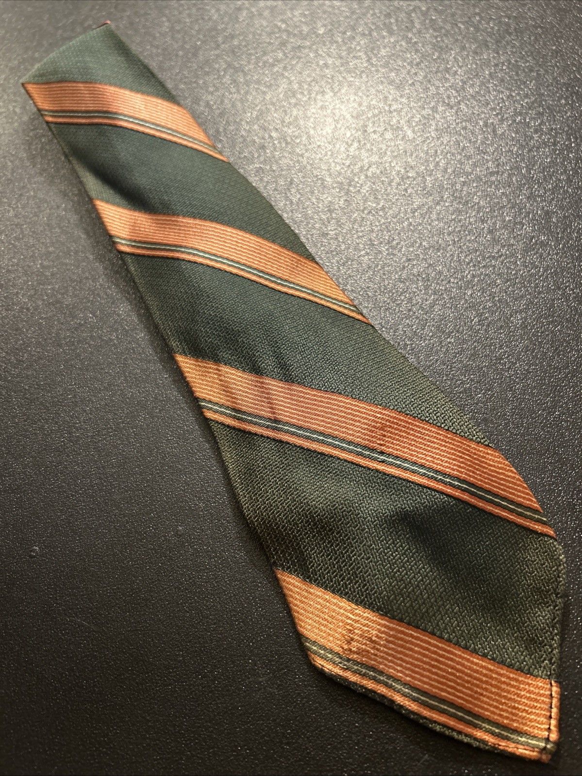 Vintage 20s 30s Arrow Depression Silk Tie Striped Mob Gatsby Gangster 47 X 3.5