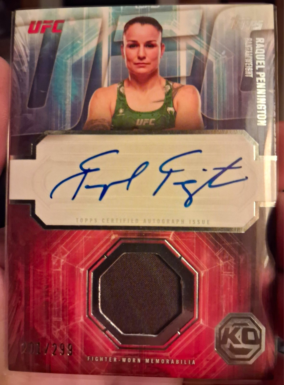 Topps 2026 UFC Knockout Knockout Autograph Relics Auto Mem KAR-RP /299