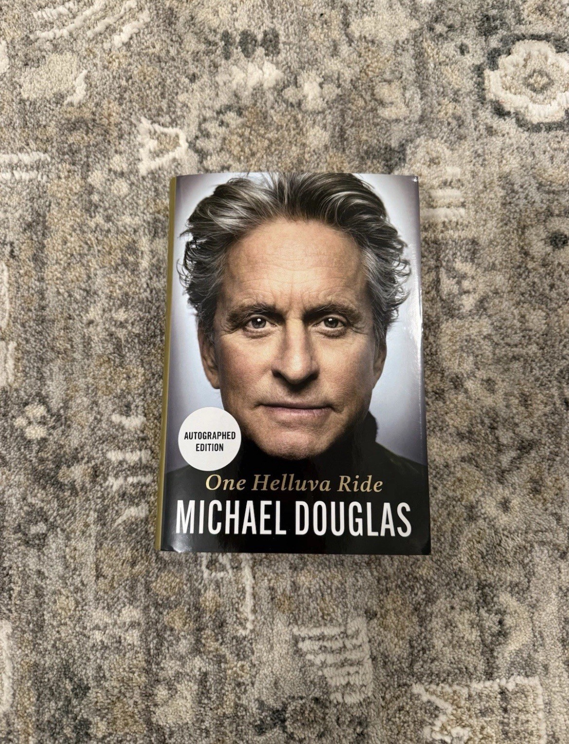 One Helluva Ride by Michael Douglas (2026 Hardcover) SIGNED FIRST EDITION One Helluva Ride by Michael Douglas (2026 Hardcover) SIGNED FIRST EDITION