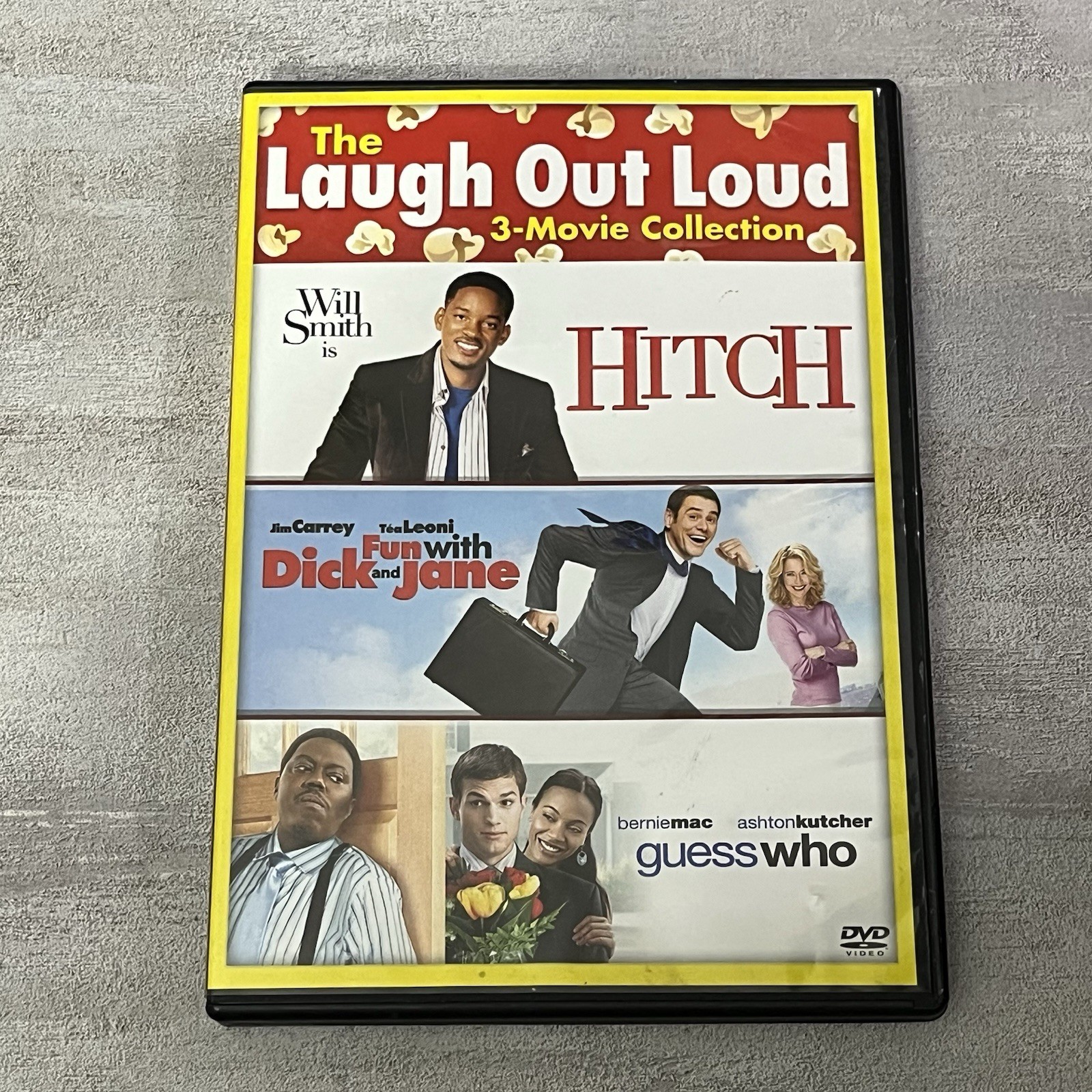 Hitch / Fun with Dick and Jane / Guess Who (DVD, 2005) 3 Movie Collection ••