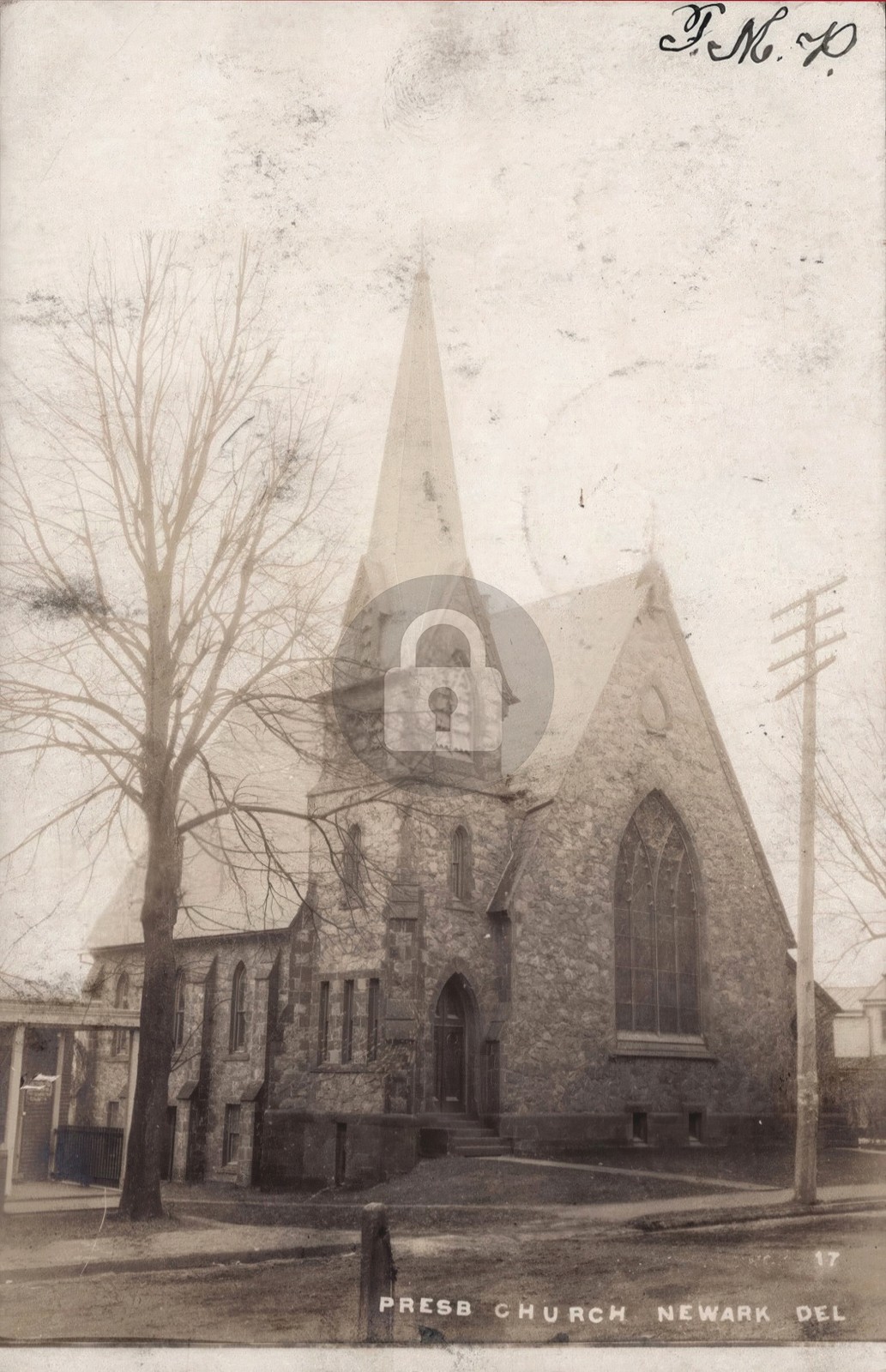 Newark DE Presbyterian Church New Castle Co Delaware RPPC Photo Postcard COPY Newark DE Presbyterian Church New Castle Co Delaware RPPC Photo Postcard COPY