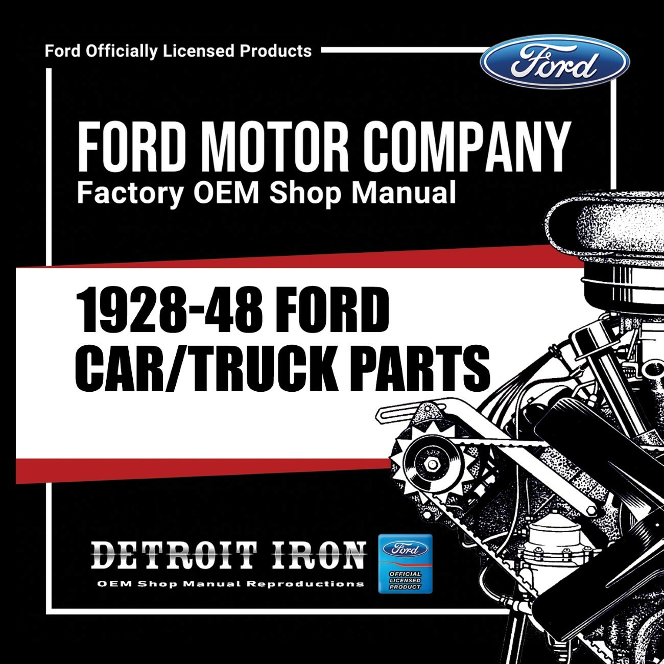 1928-1948 Ford Car / 1928-1947 Ford Truck Chassis Parts & Accessories Book Kit 1928-1948 Ford Car / 1928-1947 Ford Truck Chassis Parts & Accessories Book Kit