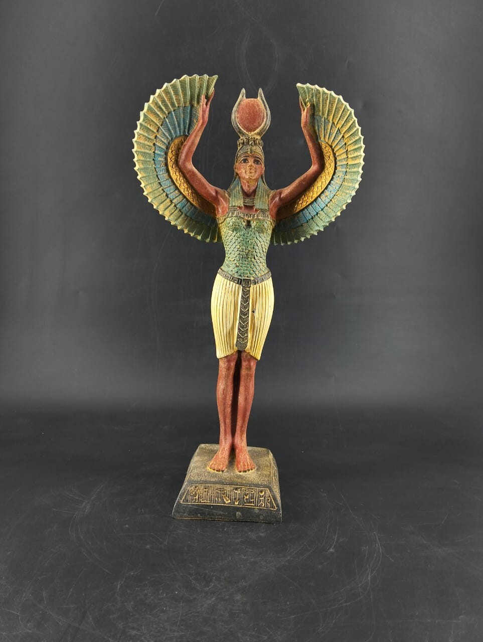 Rare Ancient Egyptian Antique Goddess Isis Statue Pharaonic Unique Antiques BC