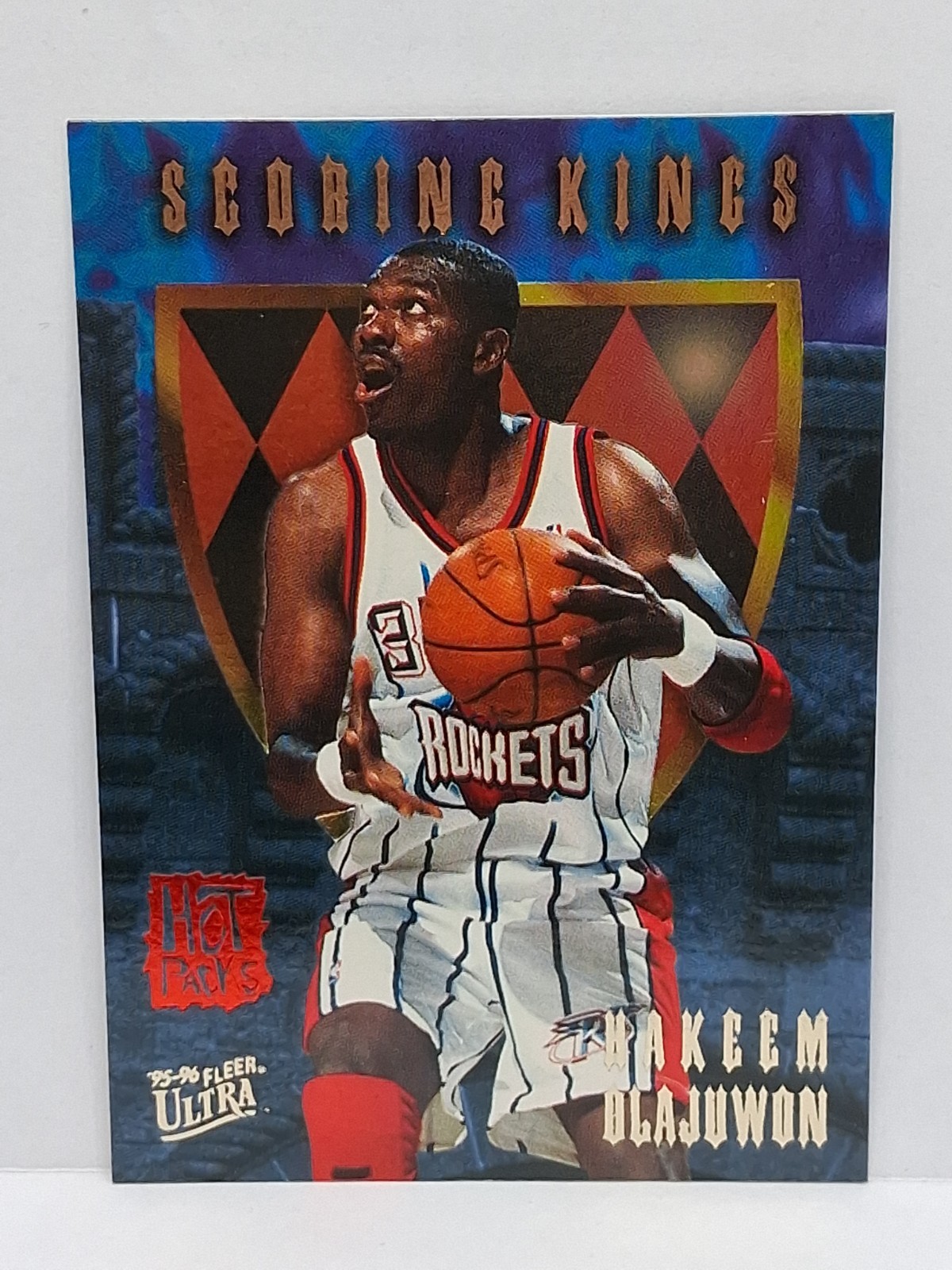 1995-96 Fleer Ultra - Scoring Kings Hakeem Olajuwon #7 Hot Packs (B6)