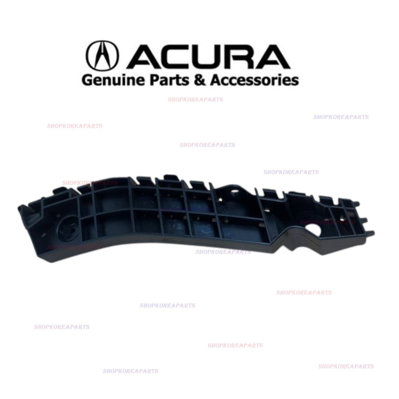 NEW OEM 07 - 12 ACURA RDX FRONT BUMPER PASSENGER SIDE FENDER BRACKET HOLDER