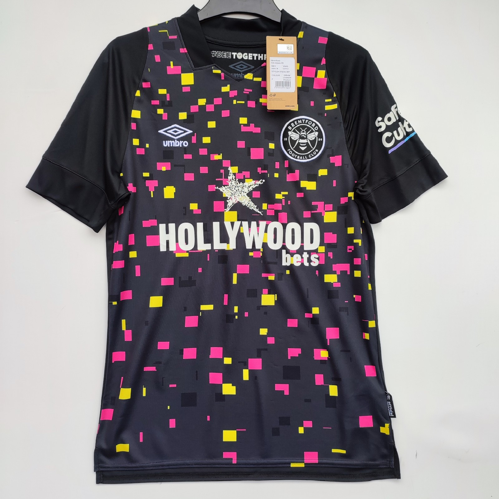 Brentford 2022 - 2023 Umbro Third Football Shirt | Men\'s Small Brentford 2022 - 2023 Umbro Third Football Shirt | Men\'s Small