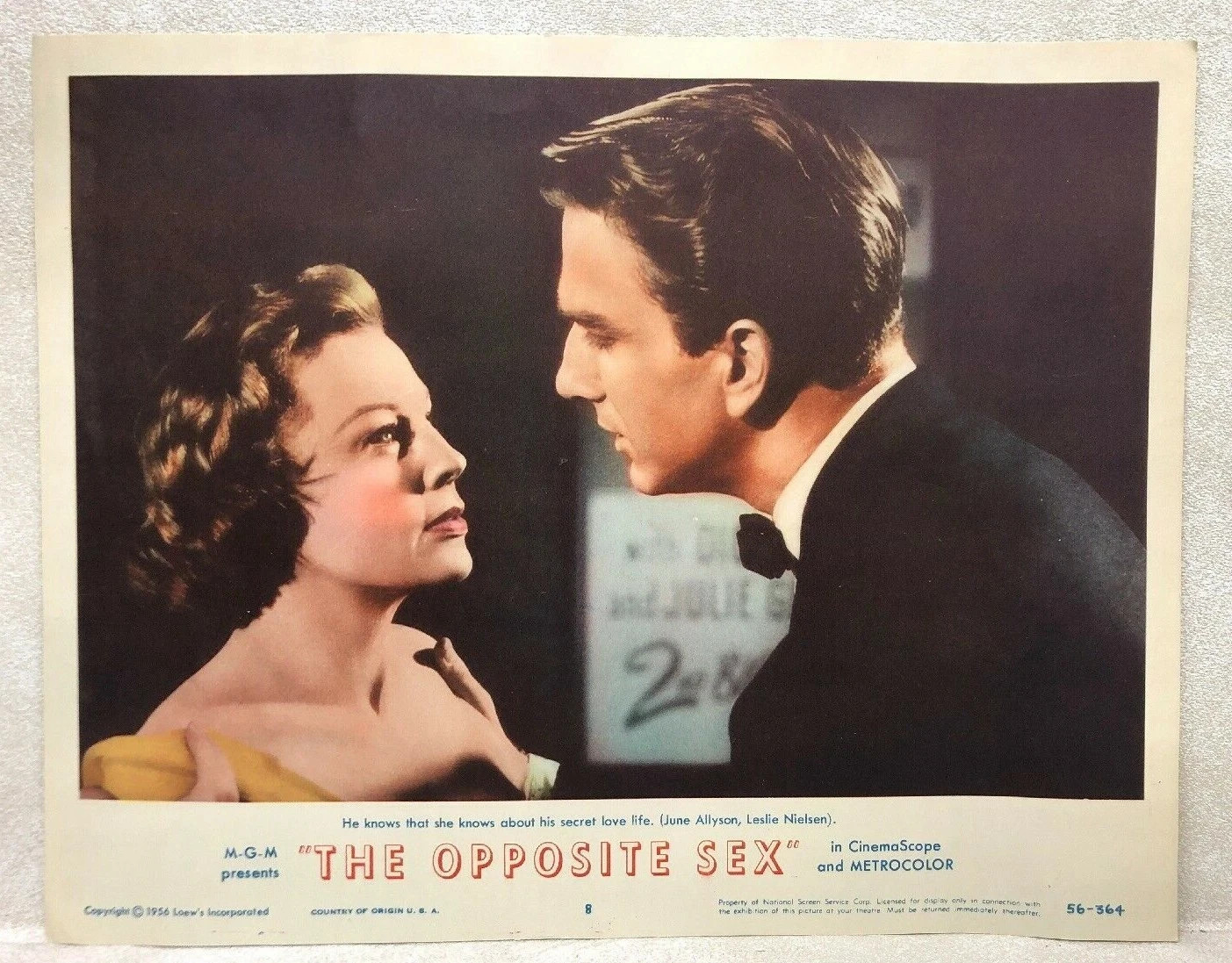 THE OPPOSITE SEX CINEMASCOPE & METROCOLOR 1956 MASTERPIECE MOVIE POSTER THE OPPOSITE SEX CINEMASCOPE & METROCOLOR 1956 MASTERPIECE MOVIE POSTER