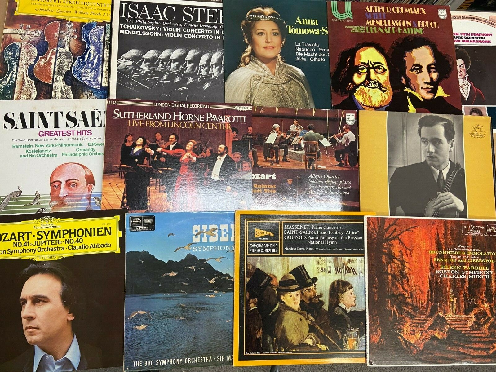 LOT of 7 Classical NM Records Orchestra Symphony Opera Piano String lp Vinyl NM