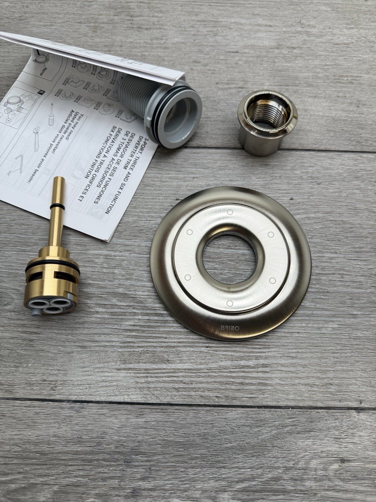 Brizo T60975-BNLHP Odin Six Function Diverter Valve Trim Less Handle - Nickel Brizo T60975-BNLHP Odin Six Function Diverter Valve Trim Less Handle - Nickel