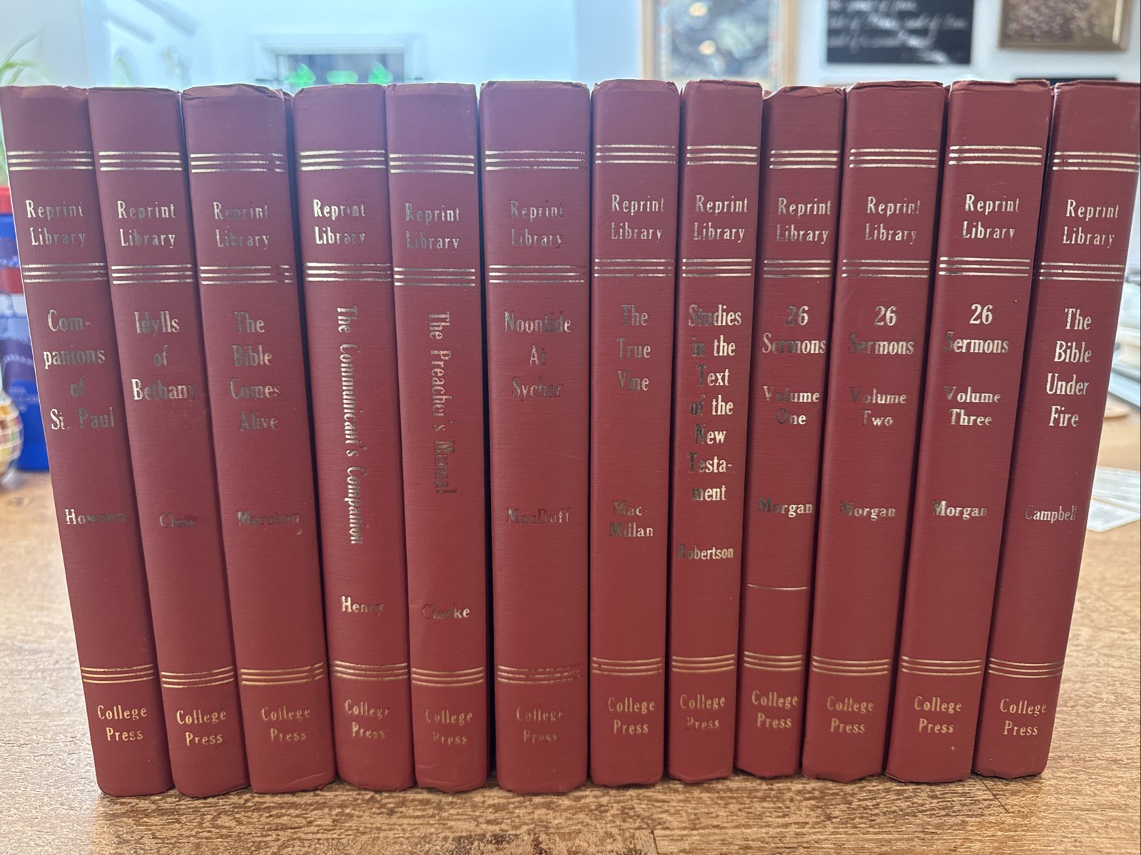 Vintage Evangelical Reprint Library College Press Set