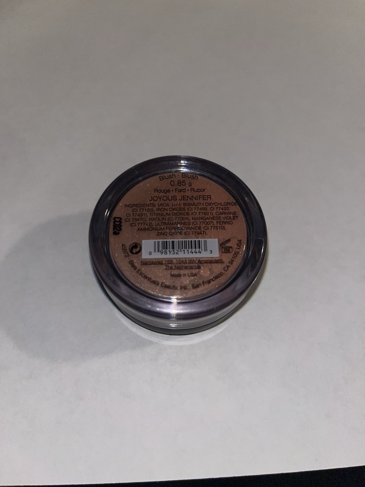 i.d. bareMinerals ~ JOYOUS JENNIFER ~ Loose Powder Blush .03oz/.85g New Sealed